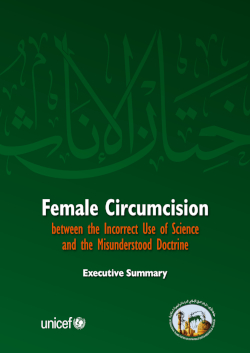 Female Circumcision: Between the Incorrect Use of Science and the Misunderstood Doctrine (IICP, UNICEF, 2013)